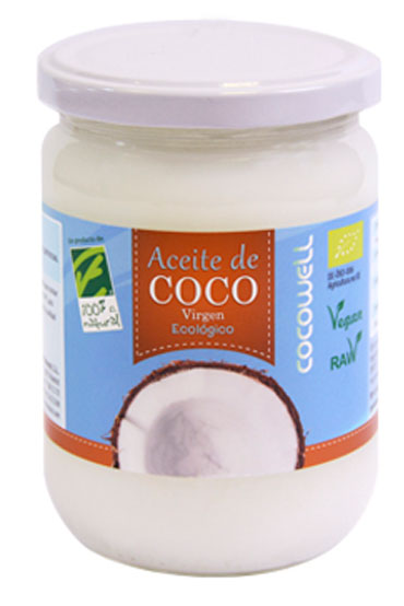 100% Natural Aceite De Coco Virgen Ecológico 500ml