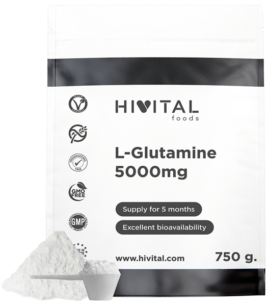 Hivital L-Glutamina 5000mg 750 gr