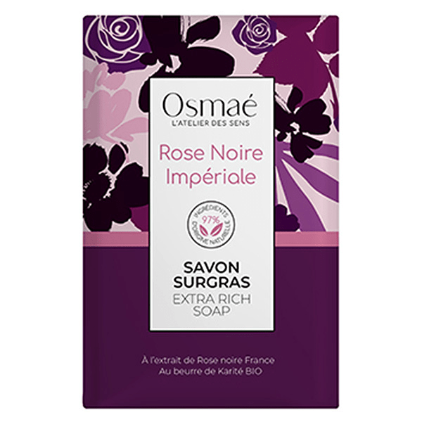 OSMAE Savon surgras rose noire impériale pain 200g 3