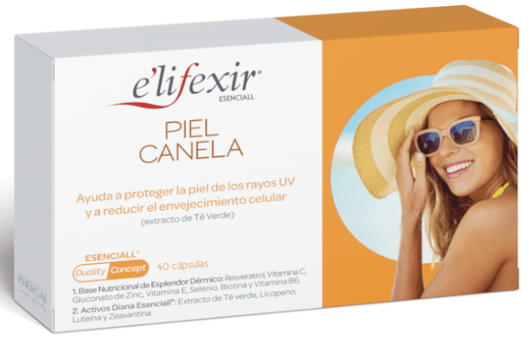Elifexir Esenciall Piel Canela 40 Cápsulas Solares