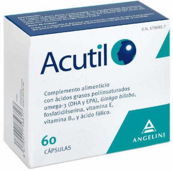 Acutil Angelini Acutil 60 Cápsulas - Imagen 3
