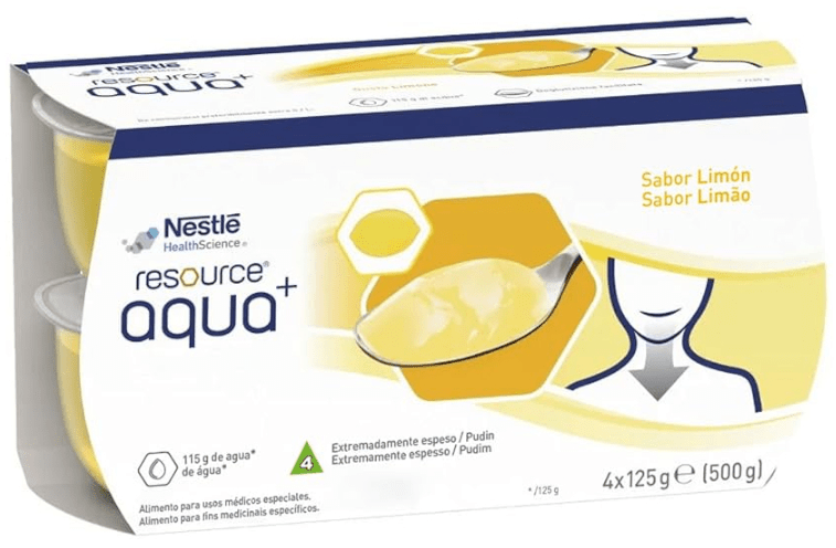 Resource Agua Gelificada Limón 4X125 Gr