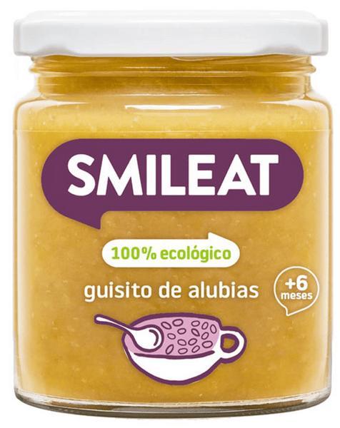 Smileat Tarrito de Guisito de Alubias 100% Ecológico 230 gr