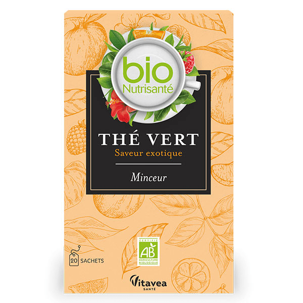 - Biosnutrisanté -  Thé vert saveur exotique - 20 sachets 3