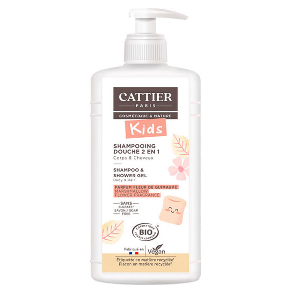 Kids Shampoing Douche 2 en 1 Fleur de Guimauve Bio 500ml 5