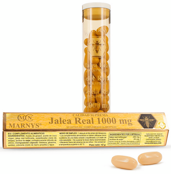 Marnys® Jalea Real Lecitina 30 Cápsulas De 1000Mg - Imagen 3