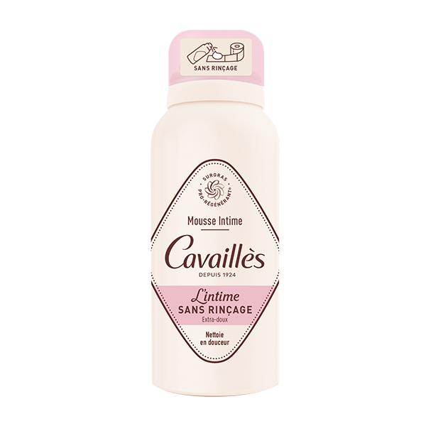 Cavaillès Mousse Intime Sans Rinçage Extra-Doux 100ml 4