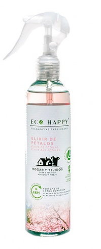 Eco Happy Ambientador Hogar Y Tejidos Elixir De Pétalos 245ml