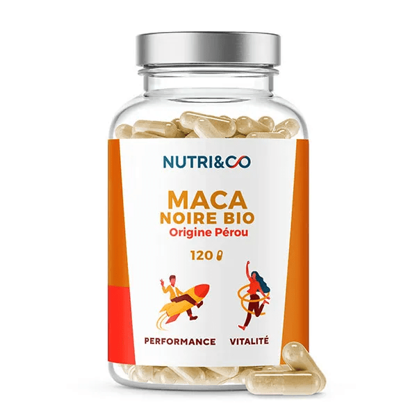 Nutri&Co Maca Noire Bio 120 gélules 2