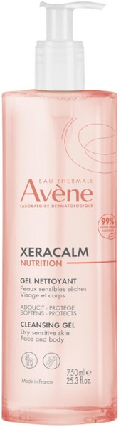 Avène Xeracalm Nutrition Gel limpiador 750 ml