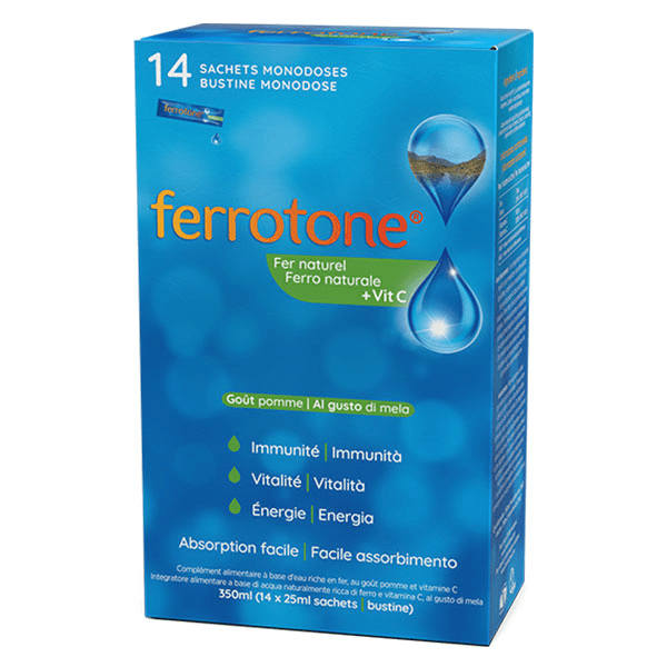 FERROTONE Pomme  - 14 sachets  monodoses 2