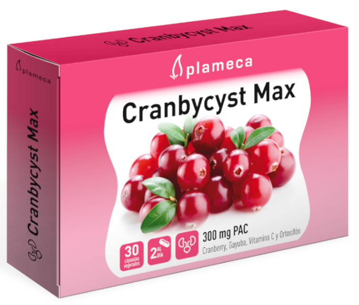 Plameca Cranbycyst Max 30 Cápsulas Vegetales