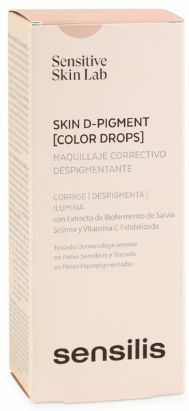 Sensilis Skin D-Pigment Color Drops Peche Rose 30 Ml