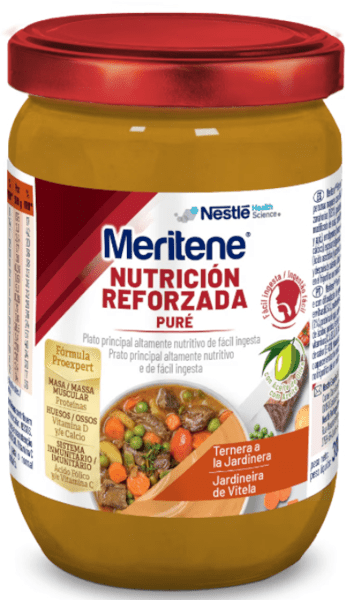 Meritene Nutrición Reforzada Puré Ternera A La Jardinera 300 Gr