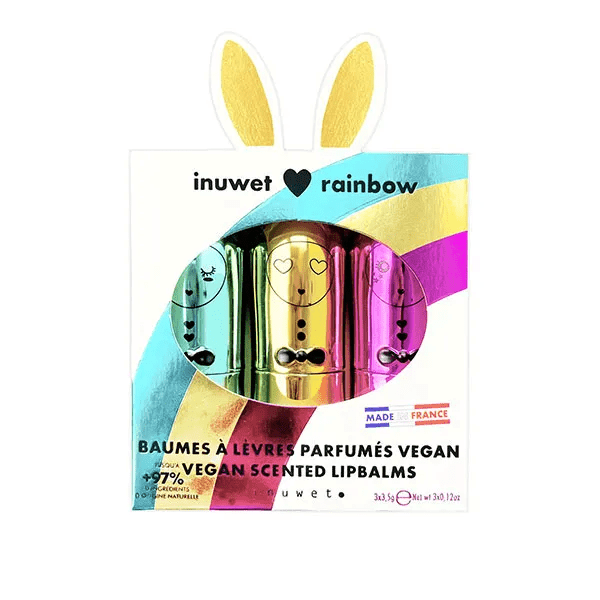 Coffret Trio Baume à lèvres Rainbow 3x3,5g
