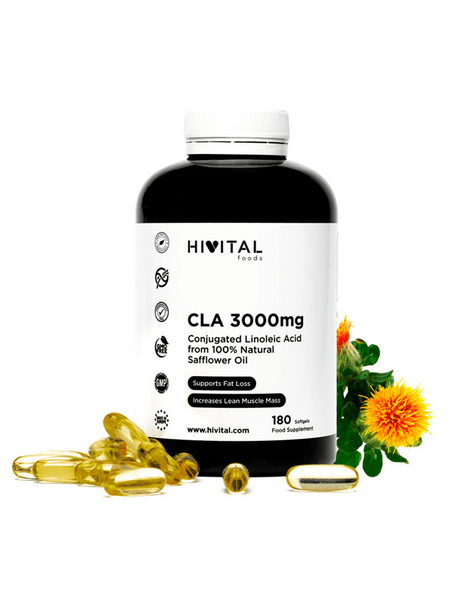 Hivital Cla Ácido Linoleico Conjugado 180 Perlas 3000 Mg