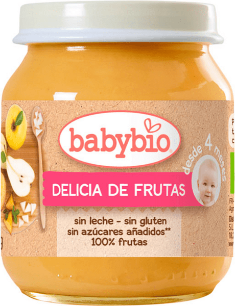 Babybio Tarrito Delicia de Frutas +4m 130 gr