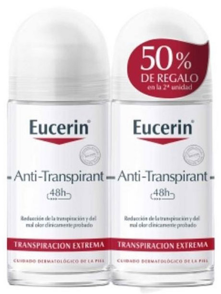 Eucerin Duplo Desodorante Anti-transpirante Roll-On 50ml