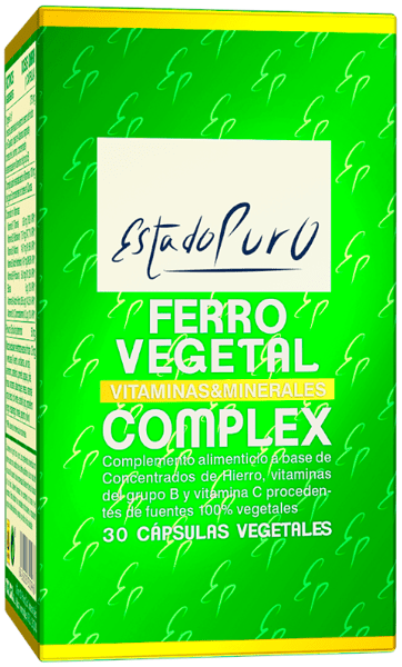 Estado Puro Ferro Vegetal Complex 30 Cápsulas