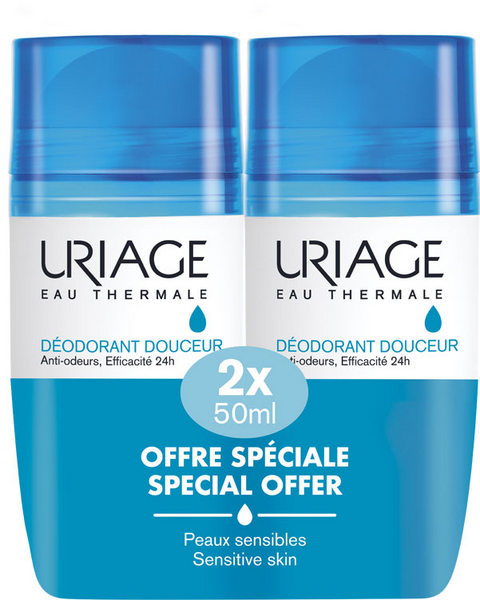 Uriage Desodorante Roll-On Antitranspirante Piel Sensible 2x50ml