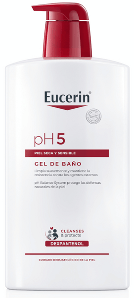 Eucerin pH5 Gel de Baño Corporal 1 Litro