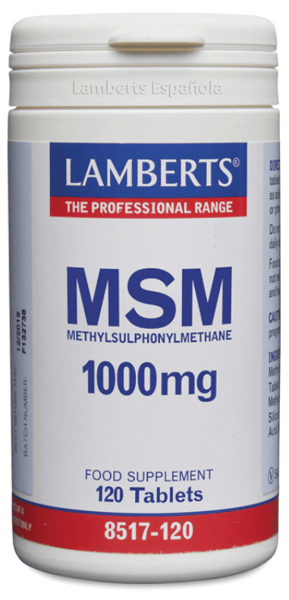 Lamberts MSM 1000mg 120 Tabletas