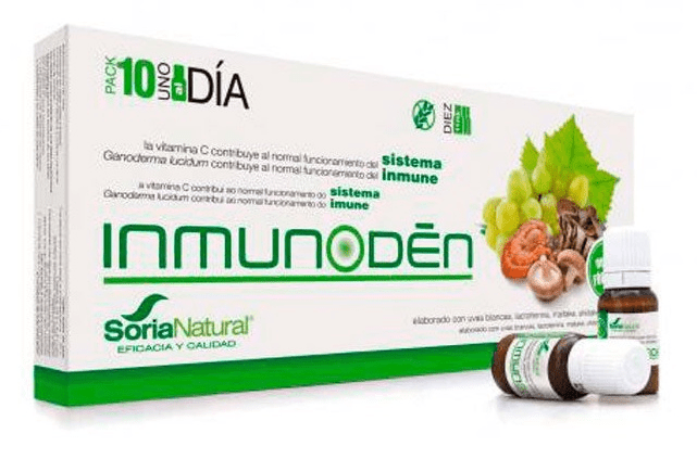 Soria Natural Inmunoden 10 Viales De 11 Ml