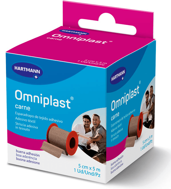 Hartmann Omniplast Esparadrapo Tela Resistente 5 cm x 5 m