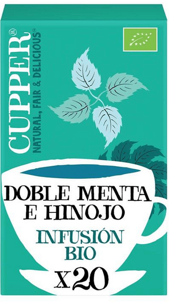 En Oferta Cupper Infusión After Dinner Mint Bio 20 Bolsitas