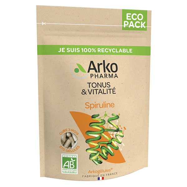 Arkogélules Spiruline Bio 270 gélules 4