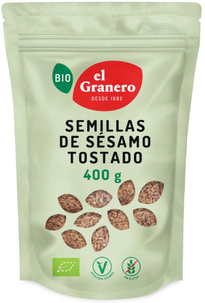 El Granero Integral Semillas De Sésamo Tostado BIO 400 Gr