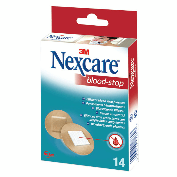 Nexcare Blood-Stop 14 pansements ronds 3