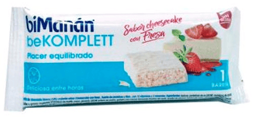 Bimanán Komplett Barrita Sabor Cheesecake con Fresa 1 ud