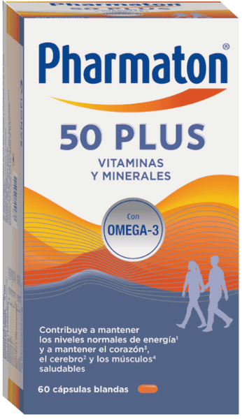 Pharmaton 50 Plus 60 cápsulas