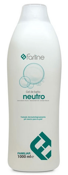 Farline Gel de Baño y Ducha Familiar Uso Diario 1 Litro