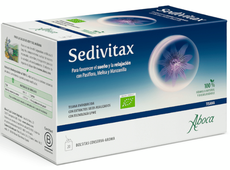 Aboca Sedivitax Tisana Dormir 20 Bolsitas
