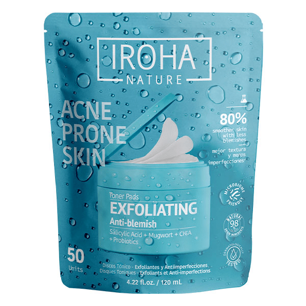 IROHA - Acne Prone - Pads Exfoliants x 50 unités