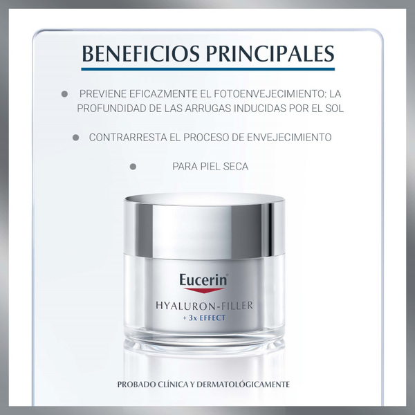 Eucerin Crema De Día Facial Piel Seca Hyaluron-Filler 50ml