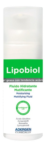 Adergen Lipobiol Fluido Hidratante Matificante Piel Grasa 50ml