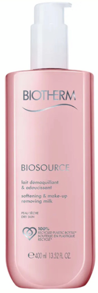 Biotherm Biosource Softening & Make-Up Removing Milk 400 Ml