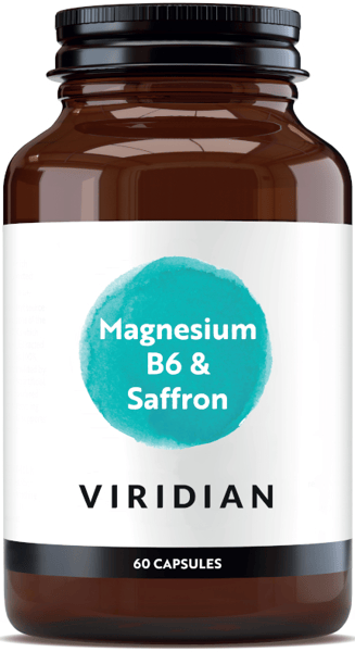Viridian Magnesio, Vitamina B6 y Azafrán 60 Cápsulas