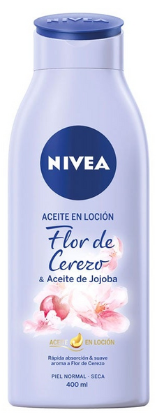 Nivea Aceite En Loción Flor De Cerezo 400ml
