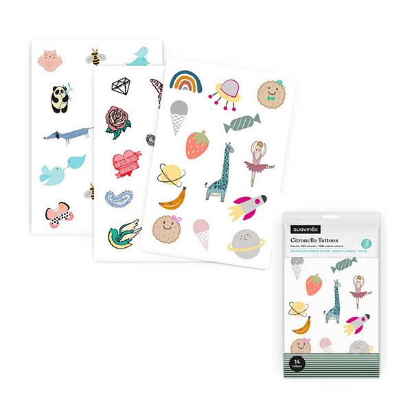 Tatouages Enfant Anti-Moustiques à la Citronelle 3A+ 14 unités 2