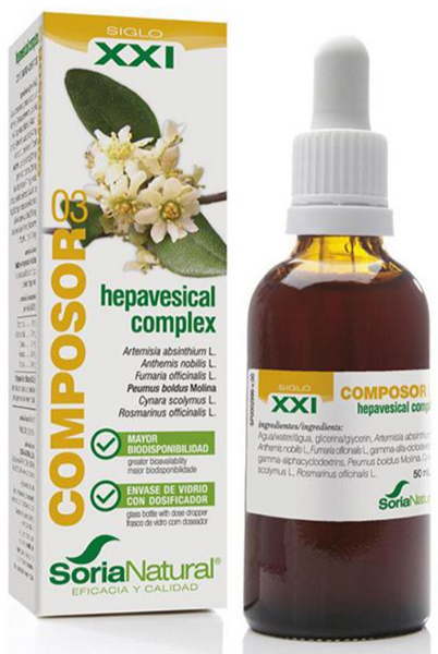 Soria Natural Composor 03 Hepavesical Complex 50ml