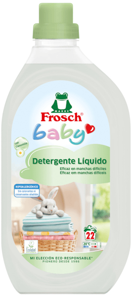 Frosch Detergente Líquido Ecológico para Máquinas de Lavar Roupa, Baby, 1,5L