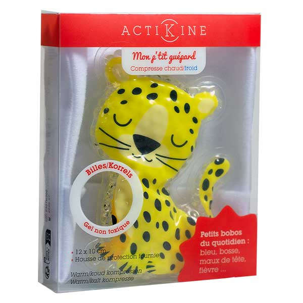 Actikiné Compresse Chaud/Froid billes kids - Guépard