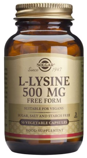 Solgar L-Lisina 500 Mg 50 Cápsulas