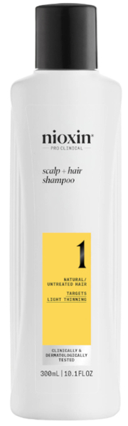 Nioxin 1 Champú Cabello Natural Debilitamiento Leve 300 Ml