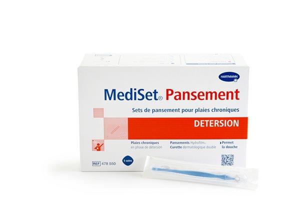 MEDISET© DETERSION - Set de pansement pour plaies chroniques - Boîte de 5 3