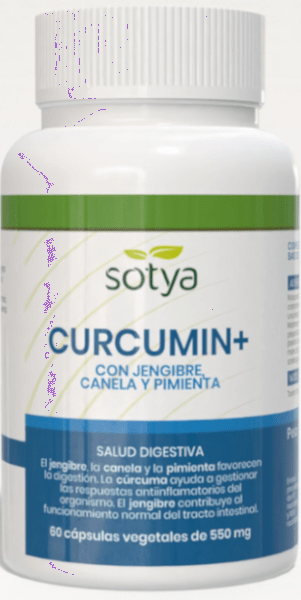 Sotya Curcumin+ Con Jengibre 60 Cápsulas De 550Mg